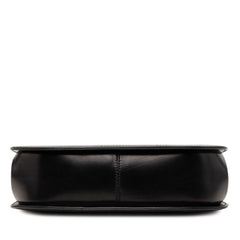 Leather Gancini Top Handle Bag Black - Lab Luxury Resale