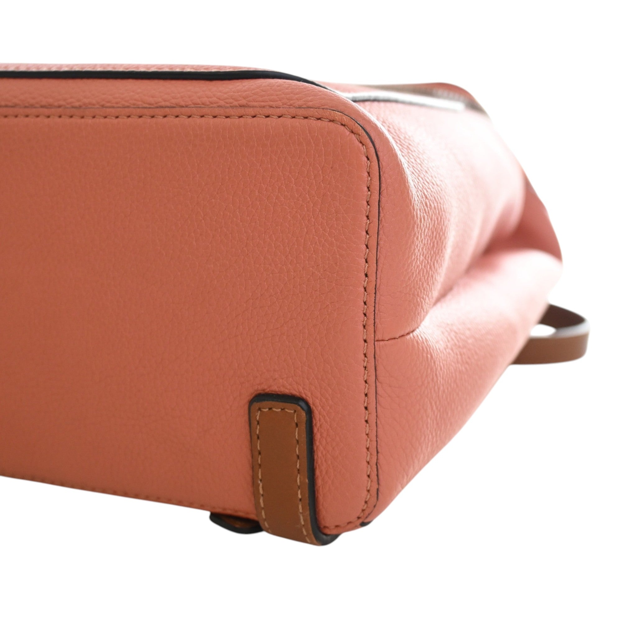 Small Leather Goya Backpack Pink - Lab Luxury Resale