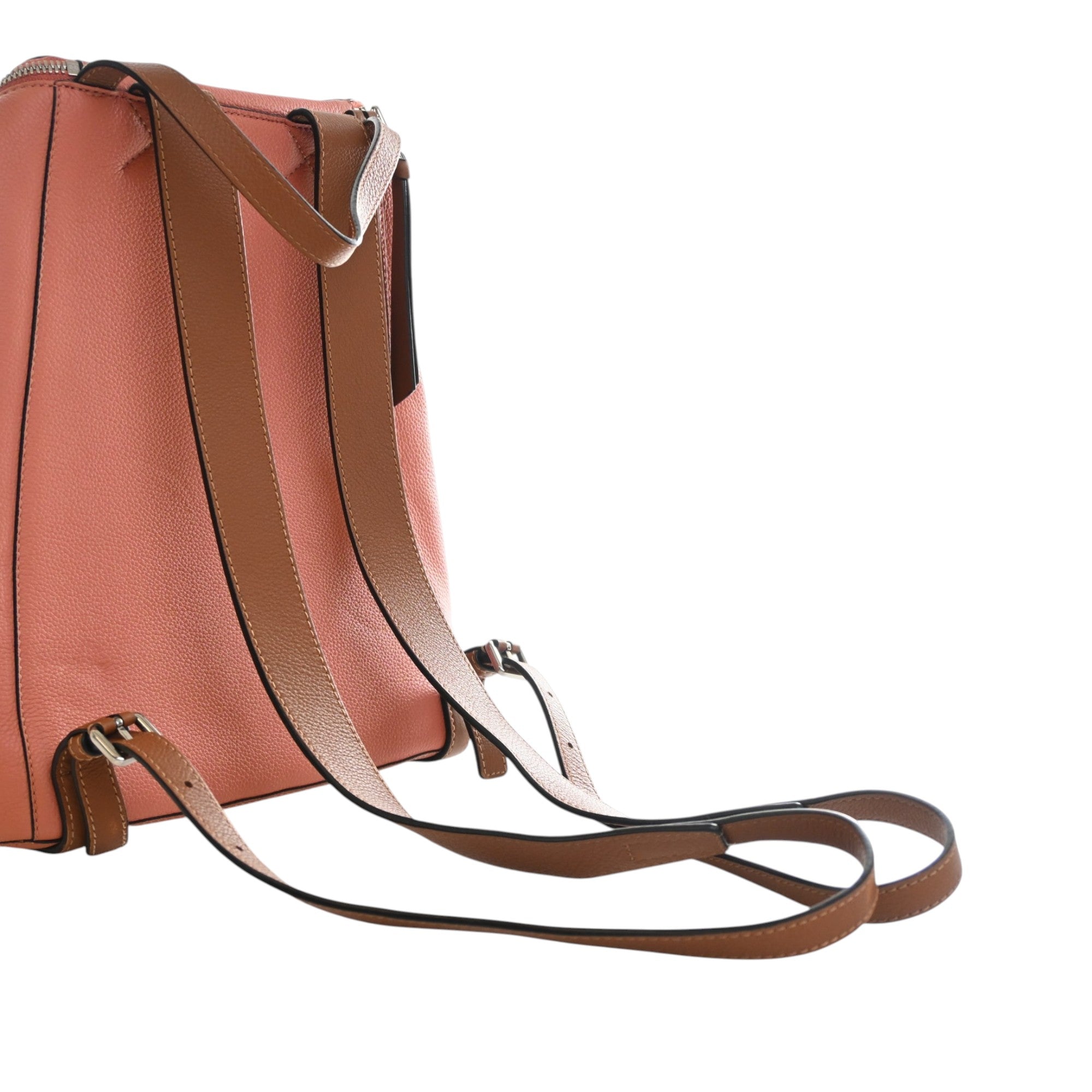 Small Leather Goya Backpack Pink - Lab Luxury Resale