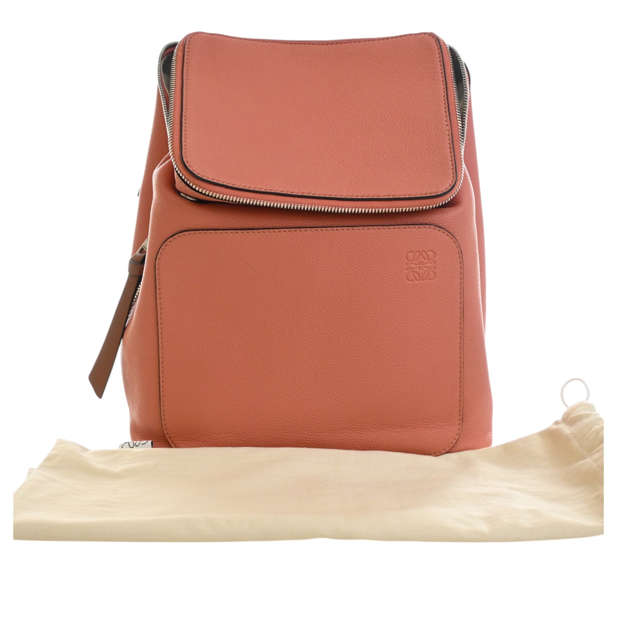 Small Leather Goya Backpack Pink - Lab Luxury Resale