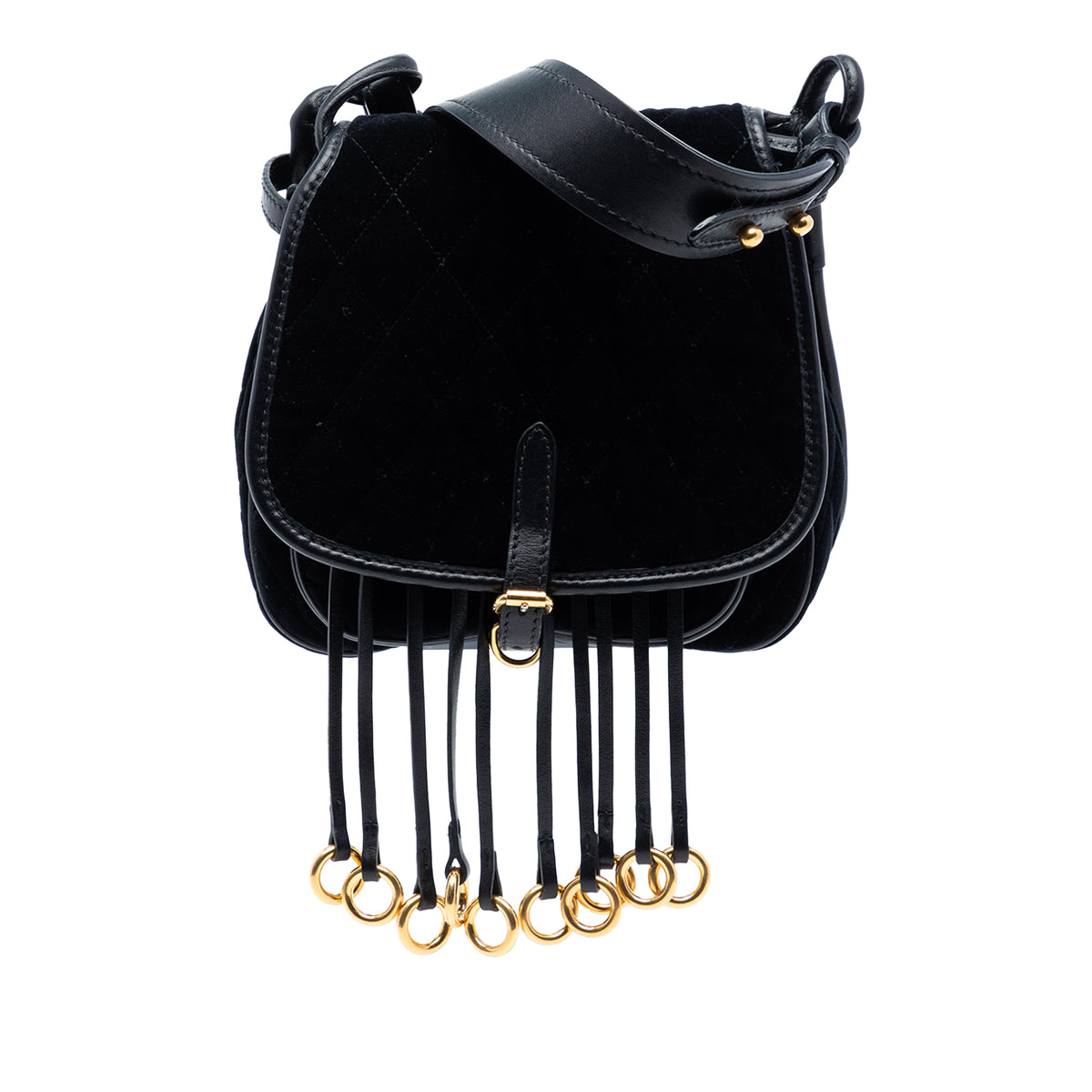 Impuntu Velluto Corsaire Crossbody Black - Lab Luxury Resale