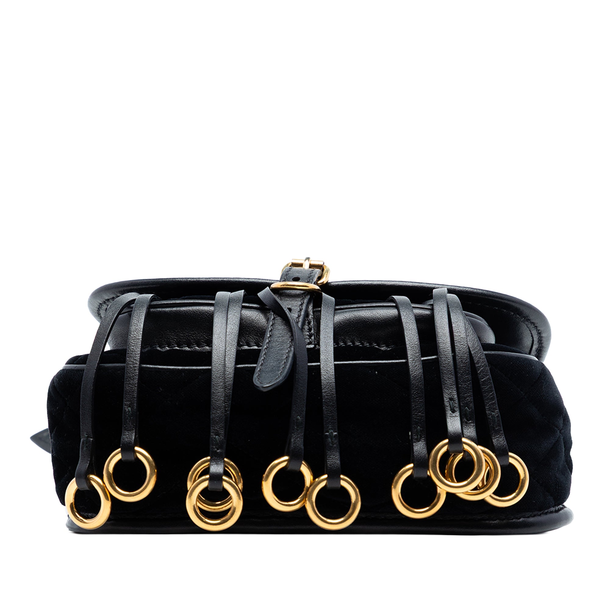 Impuntu Velluto Corsaire Crossbody Black - Lab Luxury Resale