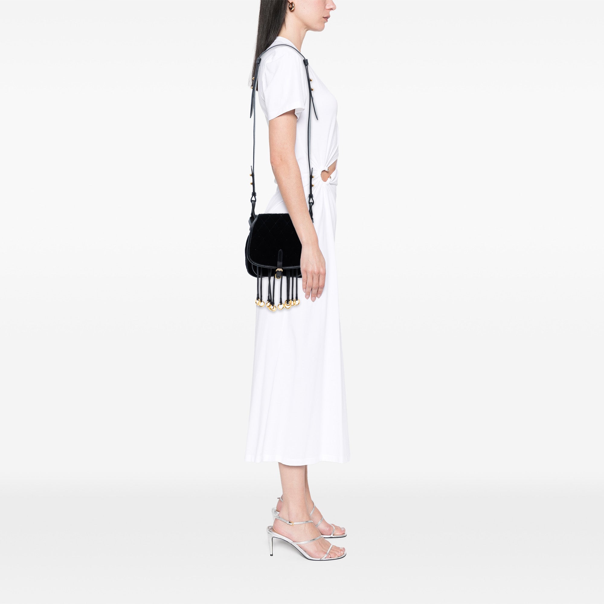 Impuntu Velluto Corsaire Crossbody Black - Lab Luxury Resale