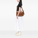 Large Soft Calf Softy Beau Top Handle Bag Brown - Lab Luxury Resale