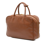 Large Soft Calf Softy Beau Top Handle Bag Brown - Lab Luxury Resale
