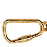 Gold Plated Logo Star Square Key Ring Charm Gold - Lab Luxury Resale