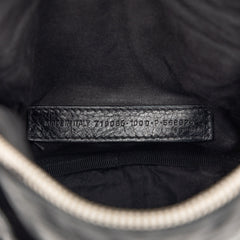 Lambskin Motocross Le Cagole Messenger Bag Black - Lab Luxury Resale