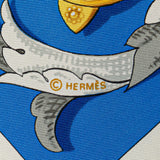 Le Mors A La Conetable Silk Scarf Blue - Lab Luxury Resale