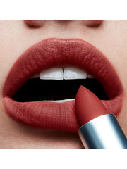 M.A.C Powder Kiss Lipstick in various shades, new in box, showcasing the sleek bullet packaging and vibrant lipstick colors.