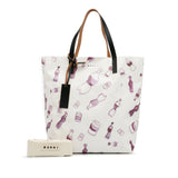 Printed Tote Bag White - Lab Luxury Resale