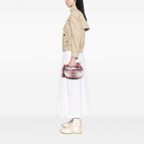 Mini Printed Leather Tartan Jodie Gray - Lab Luxury Resale