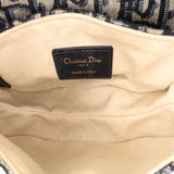 Mini Oblique Canvas Saddle Bag Blue - Lab Luxury Resale