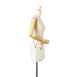 Lambskin Cannage Star Studded Lady Dior Call'in Phone Holder White - Lab Luxury Resale