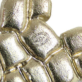 Gold Plated Enamel CC Brooch Gold - Lab Luxury Resale