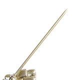 Gold Plated Enamel CC Brooch Gold - Lab Luxury Resale