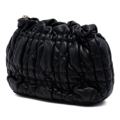 Mini Lambskin Cannage Gaufre Delices Bag Black - Lab Luxury Resale
