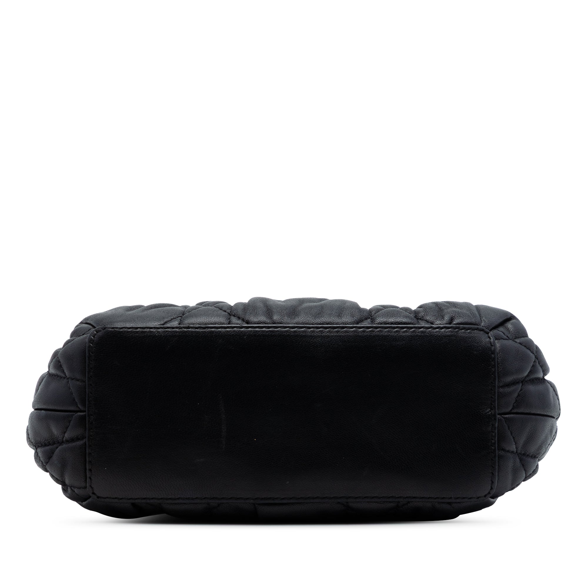Mini Lambskin Cannage Gaufre Delices Bag Black - Lab Luxury Resale