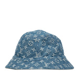 Monogram Essential Reversible Bucket Hat Blue - Lab Luxury Resale