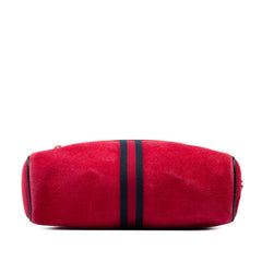 Suede Web Ophidia Crossbody Red - Lab Luxury Resale
