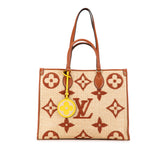 Monogram Giant Raffia OnTheGo MM Brown - Lab Luxury Resale