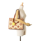 Louis Vuitton Monogram Giant Raffia OnTheGo MM Brown