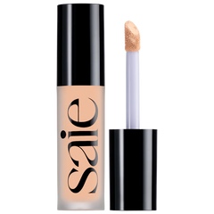 Saie Slip Tint Radiant All-Over Concealer in multiple shades, new in box, natural finish, lightweight makeup for a radiant look.
