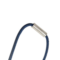 Buffalo Horn H Equipe Pendant Necklace Blue - Lab Luxury Resale