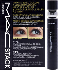 M·A·CStack Superstack Micro Brush Mascara Black 12ml NIB