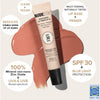 Nudestix Nudescreen Lip Primer SPF 30 in new condition, showing the sleek tube and applicator for smooth lip protection.