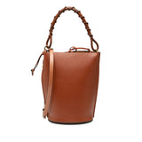 Leather Gate Bucket Bag Brown - Lab Luxury Resale