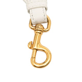 Calfskin Macrame Shoulder Strap White - Lab Luxury Resale