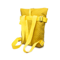 Rubber Intrecciato Buffer Backpack Yellow - Lab Luxury Resale
