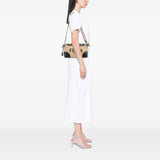 Medium Raffia By The Way Satchel Brown - Lab Luxury Resale