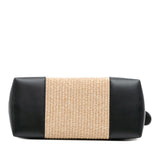 Medium Raffia By The Way Satchel Brown - Lab Luxury Resale