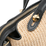 Medium Raffia By The Way Satchel Brown - Lab Luxury Resale