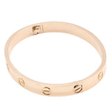 18K Rose Gold Classic Love Bracelet Pink - Lab Luxury Resale