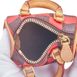 Damier Pop Mini Speedy Bag Charm Red - Lab Luxury Resale