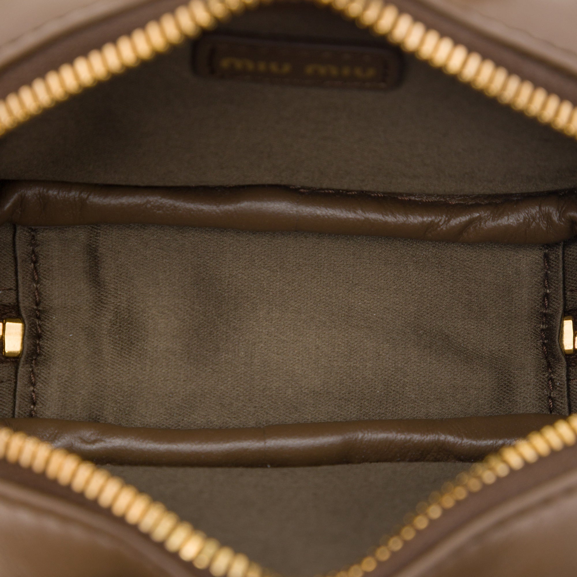 Micro Calfskin Softy Beau Bag Brown - Lab Luxury Resale