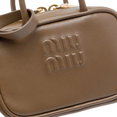 Micro Calfskin Softy Beau Bag Brown - Lab Luxury Resale