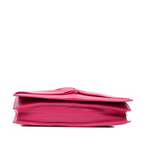 Anagram Nappa Bow Tie Clutch with Chain Pink - Lab Luxury Resale