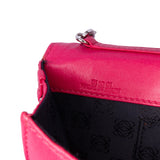 Anagram Nappa Bow Tie Clutch with Chain Pink - Lab Luxury Resale
