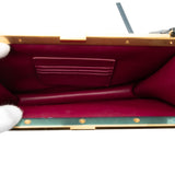 Mini Leather Clasp Crossbody Blue - Lab Luxury Resale