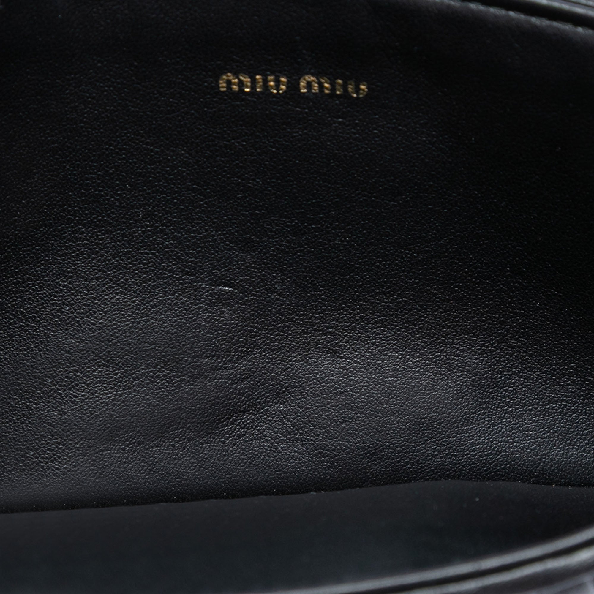 Matelasse Nappa Crystal Clutch on Chain Black - Lab Luxury Resale