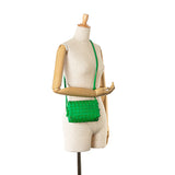 Bottega Veneta Mini Nappa Intrecciato Loop Camera Bag Green