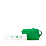 Mini Nappa Intrecciato Loop Camera Bag Green - Lab Luxury Resale