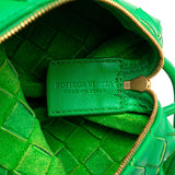 Mini Nappa Intrecciato Loop Camera Bag Green - Lab Luxury Resale