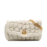 Jersey Crochet Shoulder Bag Brown - Lab Luxury Resale