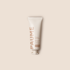 PAUME Probiotic Hand Balm tube showing the sleek, minimalist packaging with product name visible for soothing, nourishing hand care.