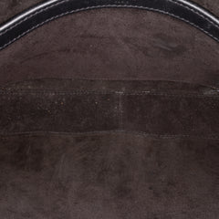Smooth Calfskin Logo Messenger Bag Black - Lab Luxury Resale