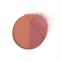 Chanel Roses Coquillage Powder Blush Duo in NIB, featuring two shades of luxury blush in elegant compact.